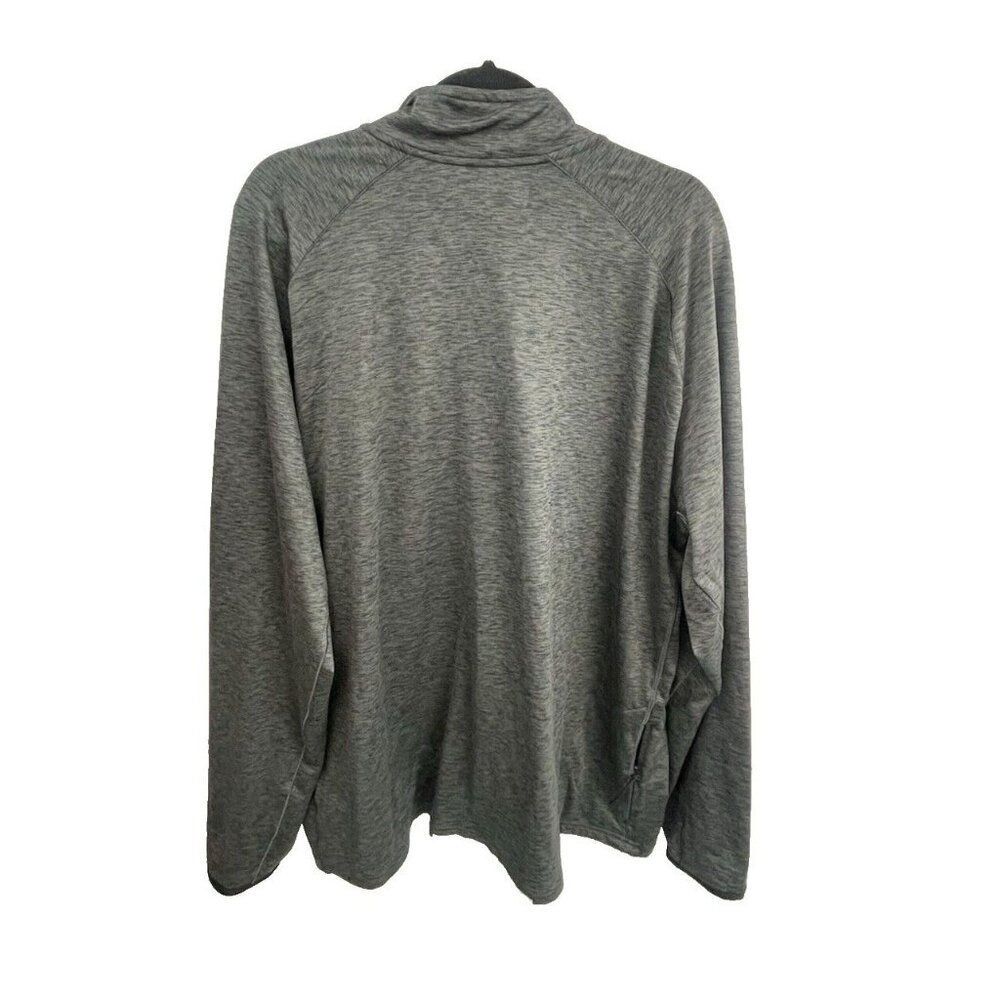 VRST MEN'S RUN WARM 1/2 ZIP DARK GREY HEATHER PULLOVER SIZE XXL - Picture 3 of 16